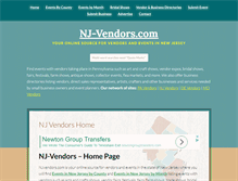 Tablet Screenshot of njvendors.com